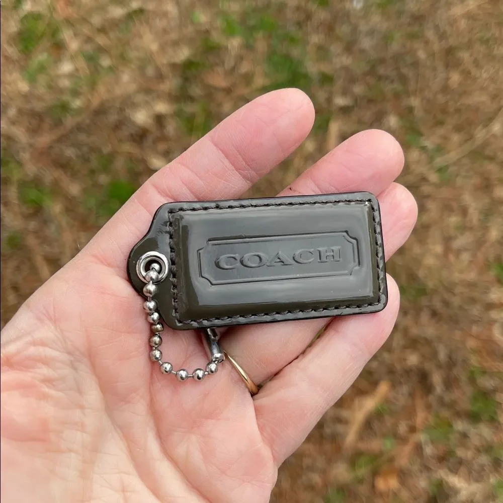 Coach Gallery Tote F17728 Replacement Hangtag - Key Chain - Bag Charm Grey?